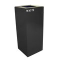 Witt Industries Witt Industries 36GC03-CB 36 Gallon Indoor Recycling Container With Square Opening; Charcoal 36GC03-CB